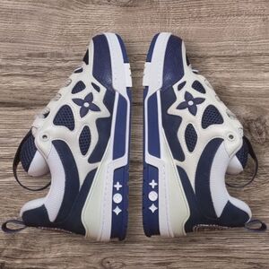 DS Louis Vuitton LV Trainer White Calf Leather - EU 42 (US 9) - 1ADDBY